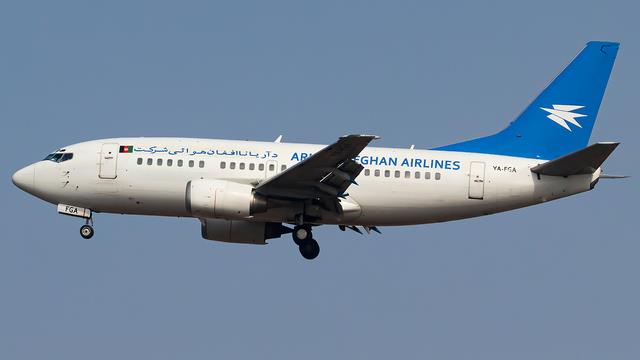YA-FGA:Boeing 737-500:Ariana Afghan Airlines